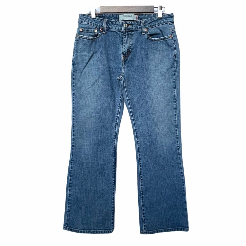 Levi's 515 Boot‎ Cut Women Size 12M Blue Jeans Inseam 28" Mid-Rise